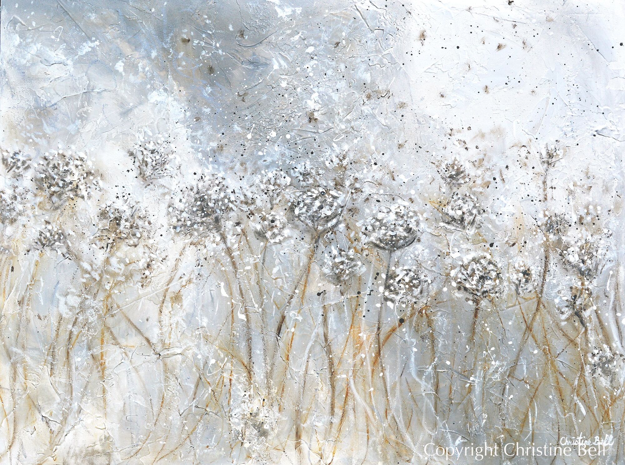 "Impressions of Lace" Giclee Print - Gicle Stretched Canvas Print / 20x15inches (51x38cm)