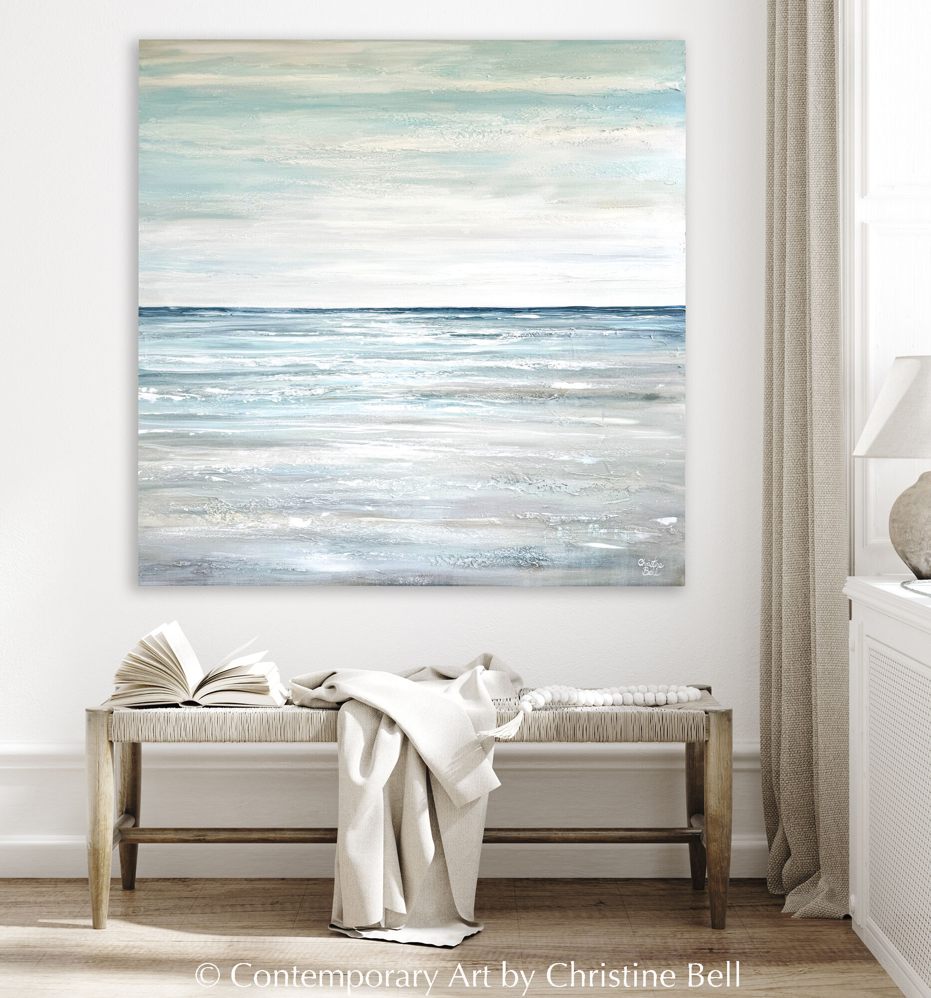 SHOP: "Rejuvenation" Original Coastal Abstract Ocean Paintings